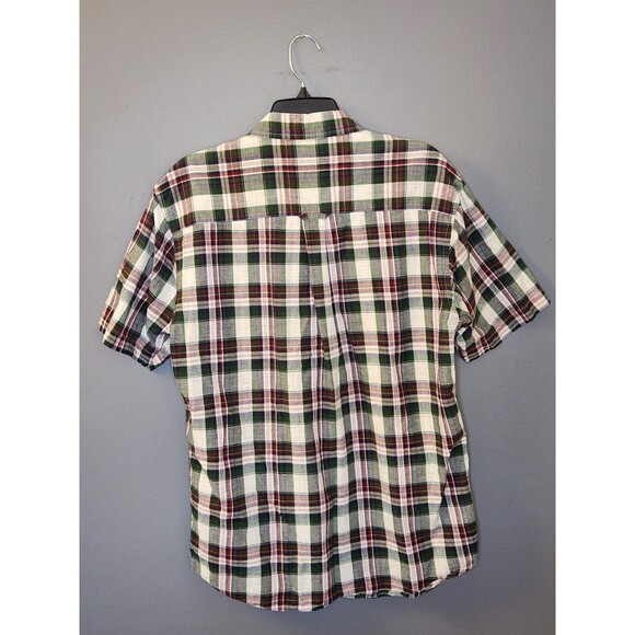 Pendleton Seaside Shirt Men's Large Multicolor Plaid Button Down Short Sleeve - Picture 3 of 5